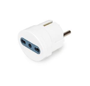 ADATTATORE TRIPOLARE (AT-06) 1016A BIPASSO E 1 SCHUKO