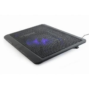 BASE PER NOTEBOOK 15 - CON VENTOLA - STAND NERO
