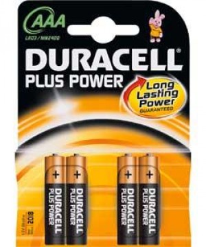 BATTERIE ALCALINE MINISTILO PLUS AAA CONF. 4PZ