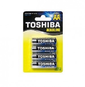 BATTERIE ALCALINE STILO LR6 AA CONF.4 PZ (TOS6)