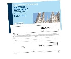 BLOCCO RICEVUTE GENERICHE 10X16,8 - 2 COPIE X 50PZ RIC (DU162570000)