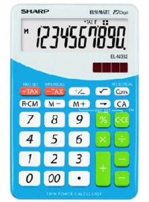 CALCOLATRICE EL M332 BBL (ELM332BBL) CELESTE
