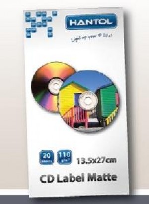 CARTA FOTOGRAFICA A4 110 GRAMMI CD LABEL (HPA4LCD110)