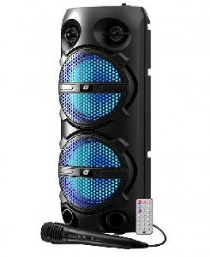 CASSA DIFFUSORE AMPLIFICATO GS 208 300W PMPO CON MICROFONO