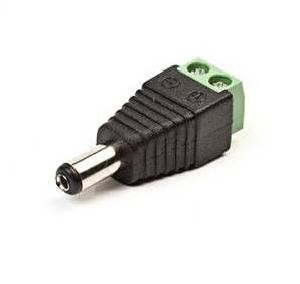 CONNETTORE DC MASCHIO A VITE PER TVCC CONF. 10PZ (CV-AD-019)