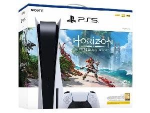 CONSOLE PLAYSTATION 5 PS5 825GB NEROBIANCO + HORIZON FORBIDDEN WEST