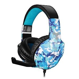 CUFFIE MICROFONO CAMOUFLAGE BLU (TM-FL1-CAMBLU) GAMING