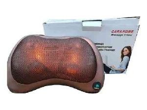 CUSCINO MASSAGGIANTE COLLO SCHIENA SPALLA 4 RULLI CON CALORE PER AUTO, CASA, UFFICIO (8028)