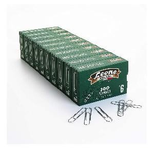 FERMAGLI IN METALLO ZINCATI N.6 F16-10 (100 PZ)