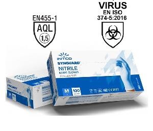 GUANTI IN NITRILE USO MEDICO SENZA POLVERE - 1CONF. DA 100PZ - TAGLIA M