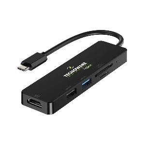 HUB 5 PORTE USB TYPE-C FHUB17693 NERO
