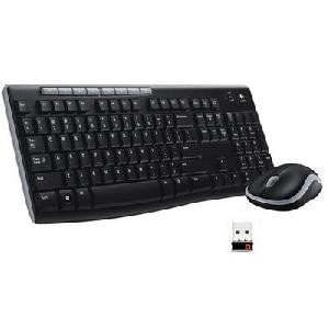 KIT MK270 TASTIERA + MOUSE WIRELESS NERA