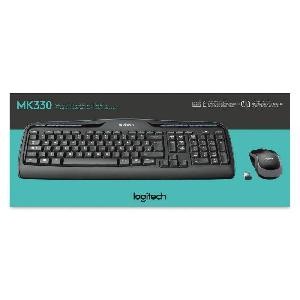 KIT MK330 TASTIERA + MOUSE WIRELESS NERA