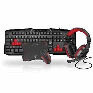KIT TASTIERA + MOUSE + PAD + CUFFIE TM-GAMINGSET2 GAMING 2