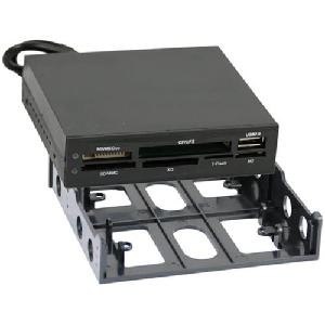LETTORE MULTICARD INTERNO USB 2.0 + BAY DRIVE 5.25 (30797)