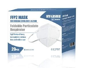 MASCHERINA PROTETTIVA FFP2 CE.2797 BIANCA - CONF. 20 PEZZI
