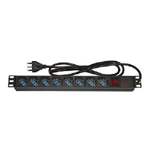 MULTIPRESA DA RACK 19 8 PRESE UNI CON SPINA ITA 16A (LK10051)