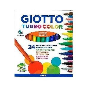 PENNARELLI GIOTTO TURBOCOLOR COLORI ASSORTITI - 24 PEZZI