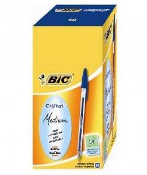 PENNA A SFERA CRISTAL BLU (50 PEZZI)