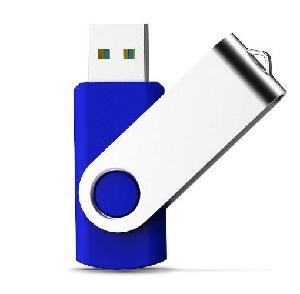 PEN DRIVE 16GB BLU BULK - IDEALE PER SERIGRAFIA - USB