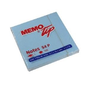 POST-IT BLU MEMO TIP 76X76 (6 BLOCCHETTI DA 100 FOGLI)
