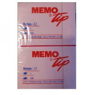POST-IT ROSA MEMO TIP 76X76 (6 BLOCCHETTI DA 100 FOGLI)
