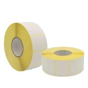 ROTOLO DA 1100 ETICHETTE TERMICHE ADESIVE 40X30MM. ANIMA 25MM