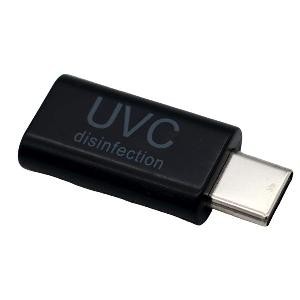 STERILIZZATORE RAGGI UV PER SMARTPHONE UVC CON INGRESSO USB TYPE C - NERO
