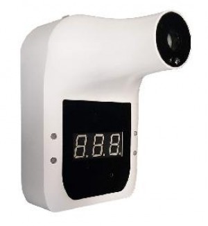 TERMOMETRO TERMOSCANNER INFRAROSSI A CONTATORE A PARETE CON DISPLAY (GP100)