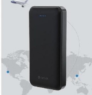 (RICONDIZIONATO) POWER BANK KINTONE V2 20000 MAH 2 USB (DEPG20K719B) NERO